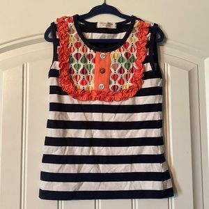 Girl’s boutique ruffle hot air balloon tank top